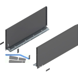 BLUM LEGRABOX pure Zarge H�he F, NL 550, Oriongrau-matt