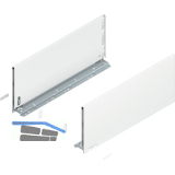 BLUM LEGRABOX pure Zarge H�he F, NL 550, Seidenwei�-matt