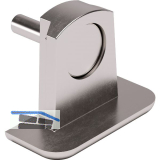 Bodentr�ger Tris Tr�gerteil SL19, Zinkdruckguss vernickelt mit Stift