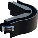 DOMUS LINE Aluprofil Andy Aussenecke schwarz