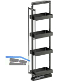 VS TAL Larder 5 Hochschrankauszug Set Essentio KB 300 mm 4 Ablagen Lava