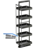 VS TAL Larder 5 Hochschrankauszug Set Essentio KB 400 mm 5 Ablagen Lava