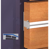 ALU-STYLE Wall Sys Zwischenprofil zum Verschrauben Aluminium