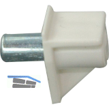 Steckbodentr�ger Safety, Bohr � 5 mm, Kunststoff wei�, VPE 1000 ST