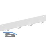 VS ADD Hook Allzweckhakenleiste 4-fach 327 mm seitlich Wei�