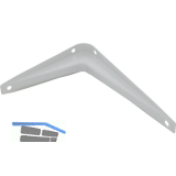 Konsole starr, H�he 65 mm, Tiefe 90 mm, Stahlblech wei� lackiert