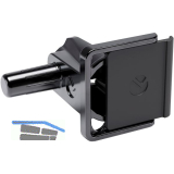 Steckbodentr�ger Kalipso, Zamak vernickelt schwarz