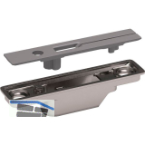 Bremsklappenhalter KIARO EASY Frontbefestigung zum Einfr�sen, Zamak grau