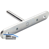 Befestigungsplatte Triade Mini, Bohrtiefe 60 mm, Stahl verzinkt