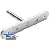 Befestigungsplatte Triade, Bohrtiefe 60 mm, Stahl verzinkt