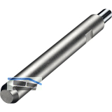 Tablartr�ger M8, Tablarst�rke 22 mm, Bohrtiefe 102 mm, Stahl glanzverzinkt