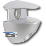 Glastablar-Klemmtr�ger Cobrone, Glasst�rke 10 mm,Zinkdruckguss verchromt poliert