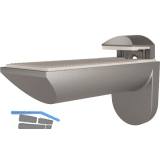 Tablar-Klemmtr�ger Kaiman, Materialst�rke 7-41 mm,Zinkdruckguss silberfarbig