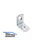 Verbindungswinkel mit 2 Schraubl�cher, 25x25x13 mm, verzinkt