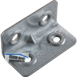 Montagewinkel, Materialst�rke 1.5 mm, Stahl verzinkt