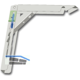 Konsole Klapponette klappbar mit Sicherung, Tiefe 300 mm, Stahl verzinkt