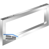 Wandkonsole - Handtuchhalter, H�he 200 mm, Tiefe 480 mm, Stahl chrom glanz