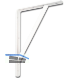 Konsole Schwerlast - Steg, H�he 495 mm, Tiefe 330 mm, Stahl wei� lackiert