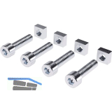 Schraubenset Tablartr�gerschiene Triade, Stahl verzinkt