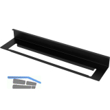 Linero MosaiQ Tuchleiste Stahl schwarz