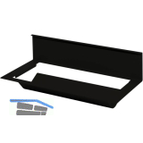 Linero MosaiQ Papierrollenhalter Stahl schwarz