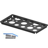 VS ADD Box-M Deckel gelocht 2x1 Lava