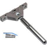 Tablartr�ger Triade Slim, Tablarst�rke ab 18 mm, Bohrtiefe 113 mm, Zamak/Stahl