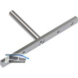 Befestigungsplatte Triade Slim, Bohrtiefe 65 mm, Stahl verzinkt