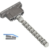 Tablartr�ger Triade Pro, Tablarst�rke ab 30 mm, Bohrtiefe 155 mm, Zamak/Stahl