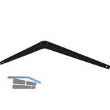 Konsole starr, H�he 230 mm, Tiefe 295 mm, Stahlblech schwarz pulverbeschichtet