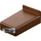 CAMAR Abdeckkappen f�r Modell 806, links, 43x26x67, Kunststoff braun