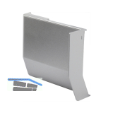 CAMAR Abdeckkappe 801 mit Lippe links, Kunststoff vernickelt