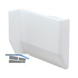 CAMAR Abdeckkappe 801 mit Lippe rechts, Kunststoff wei�