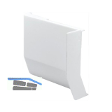 CAMAR Abdeckkappe 801 mit Lippe links, Kunststoff wei�