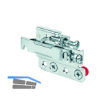 CAMAR Schrankaufh�nger 801 rechts, 85 kg, Stahl verzinkt