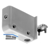 BLUM Schrankaufh�nger links, Tragkraft 130 KG, Stahl/Kunststoff wei�