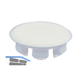CAMAR Abdeckkappe zu Schrankaufh�nger 817, Bohrung �10 mm, Kunststoff wei�