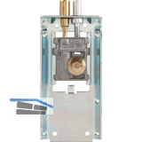 CAMAR Schrankaufh�nger 823 AS, rechts (innen), gerade, Stahl verzinkt