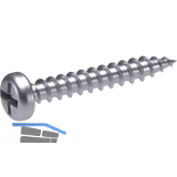 ITALIANA FERRAMENTA Spanplattenschraube Pan head �5x60 Stahl verzinkt