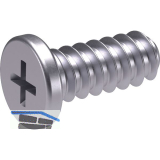 ITALIANA FERRAMENTA Euroschraube mit Zylinderkopf 5,9x14 Stahl verzinkt