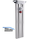 ITALIANA FERRAMENTA Schrankaufh�nger Libra CH, Zinkdruckguss, Aluminium