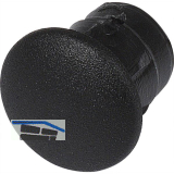 TD1 T�ranschlagd�mpfer zum Einbohren, �8 x 1,5 Bohrma�: �6 x 6 schwarz