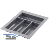 AGOFORM Besteckeinsatz Classico 450/40 Kunststoff Schiefergrau