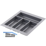 AGOFORM Besteckeinsatz Classico 450/45 Kunststoff Schiefergrau