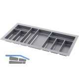 AGOFORM Besteckeinsatz Classico 450/90 Kunststoff Schiefergrau