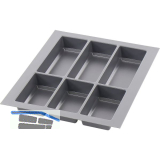 AGOFORM Besteckeinsatz Classico 500/45 Kunststoff Schiefergrau