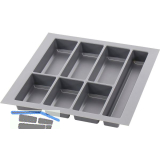 AGOFORM Besteckeinsatz Classico 500/50 Kunststoff Schiefergrau