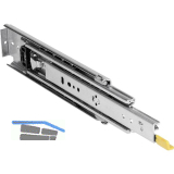 ACCURIDE DZ9308-E4 Kugelk�figf�hrung Vollauszug Links, L�nge 508 mm verzinkt