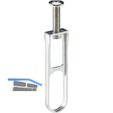 Schrankrohrlager Mittellager SL-781 vernickelt