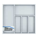 AGOFORM Besteckeinsatz Sky 500/60 Kunststoff silbergrau